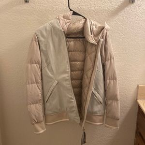 Rose gold lululememon jacket